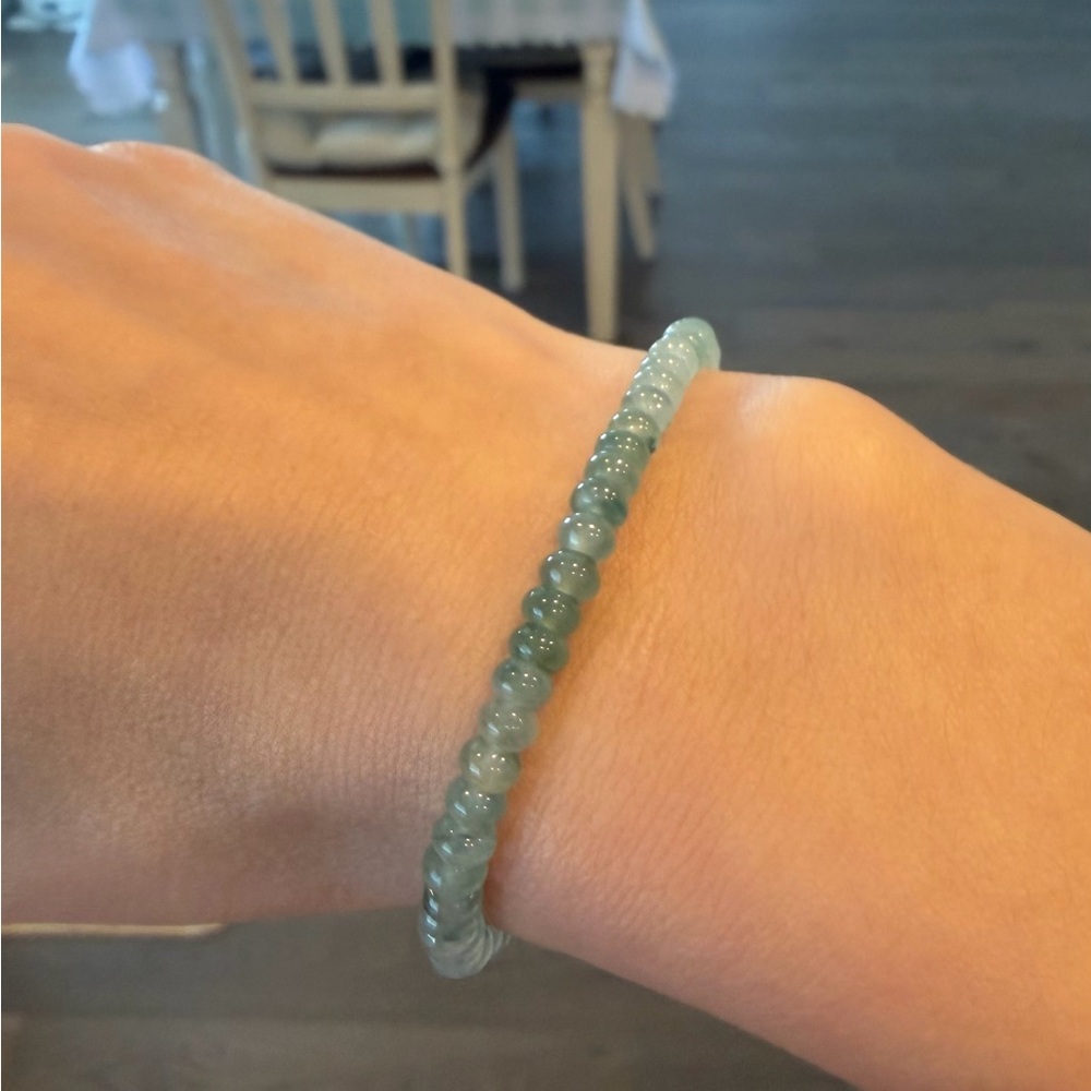 NEW Handcrafted Natural Burmese A-Grade Jadeite Bracelet